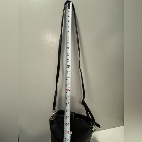 M&R Moda in Pelle Firenze Small Black Everyday Bag - Picture 12 of 16